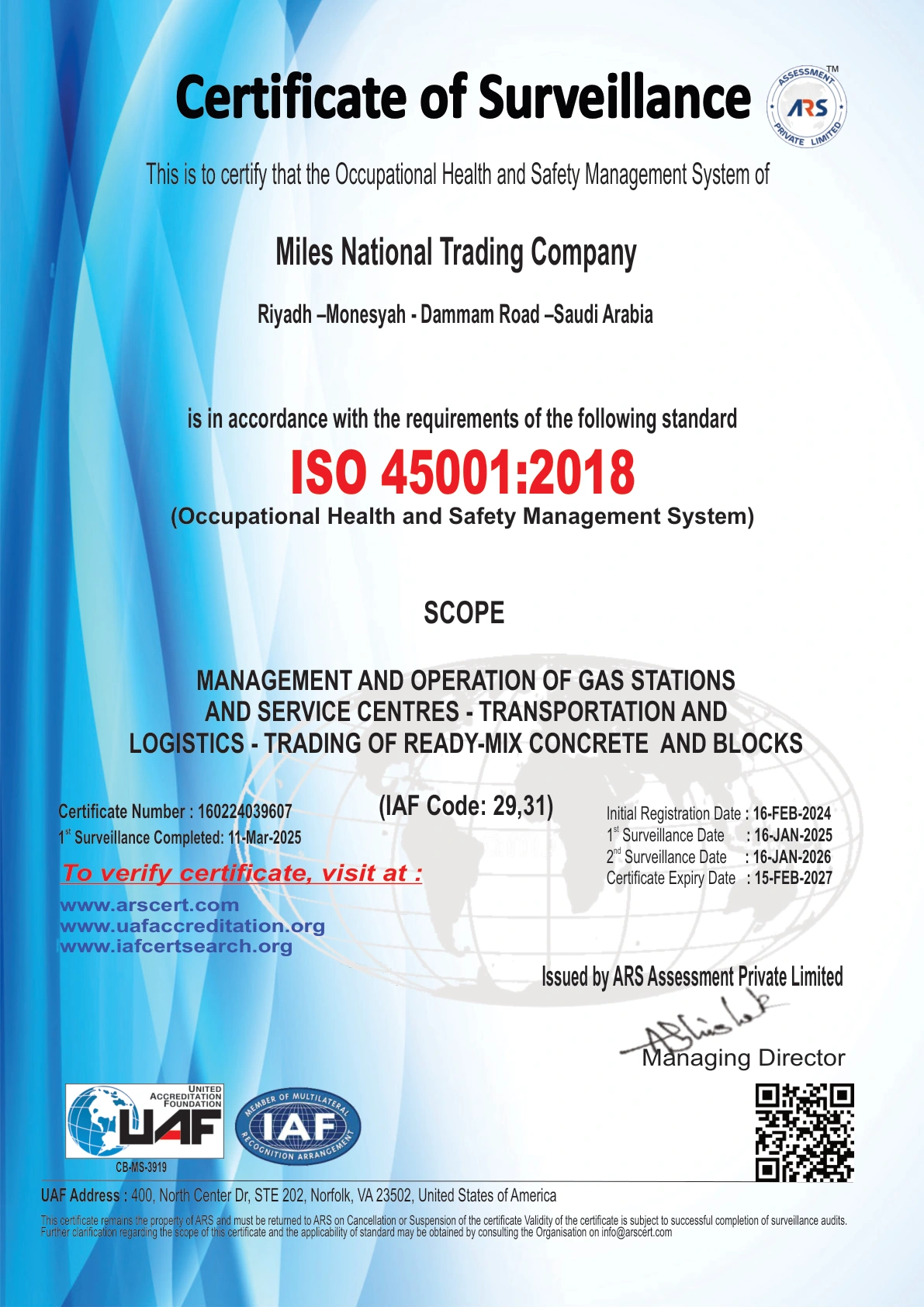 ISO 45001:2018